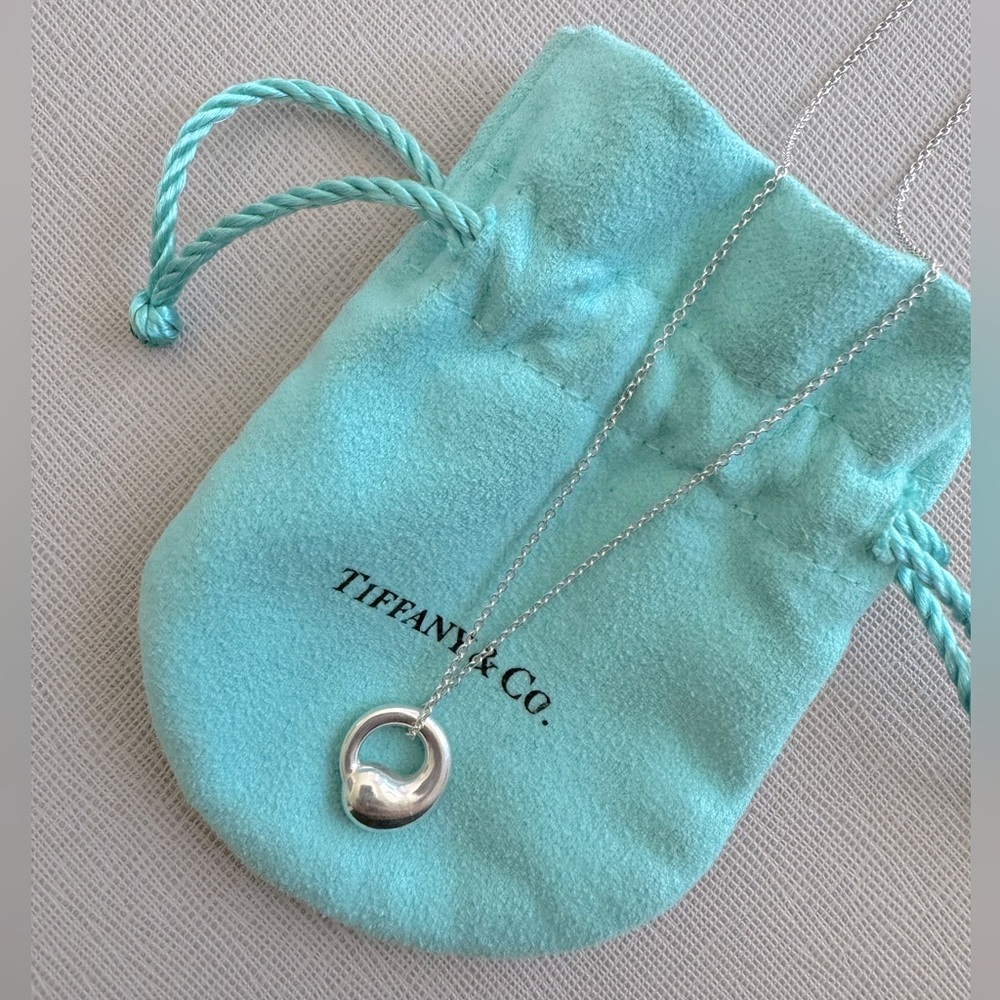 Tiffany & Co. Elsa Peretti Eternal Circle Pendant Necklace